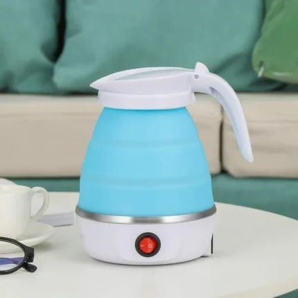 Foldable Electric Travel Kettle Food Grade Silicone, 0.6 Liter